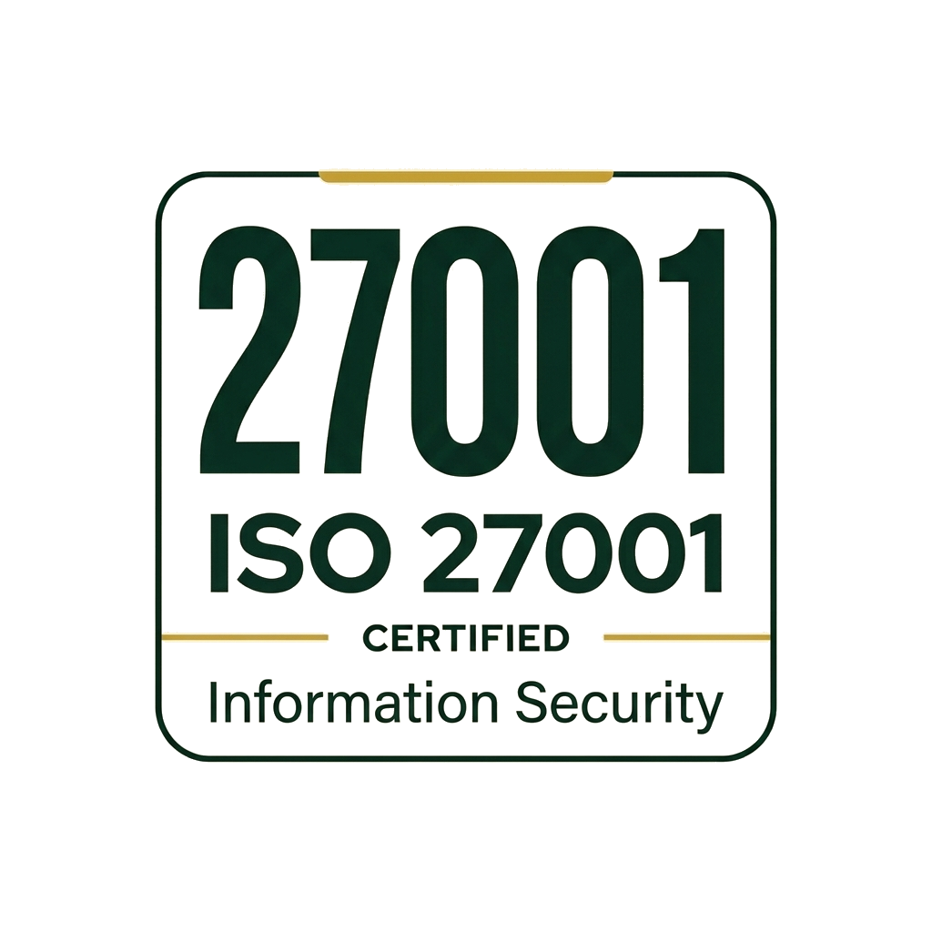 ISO 27001 Certified — Information Security