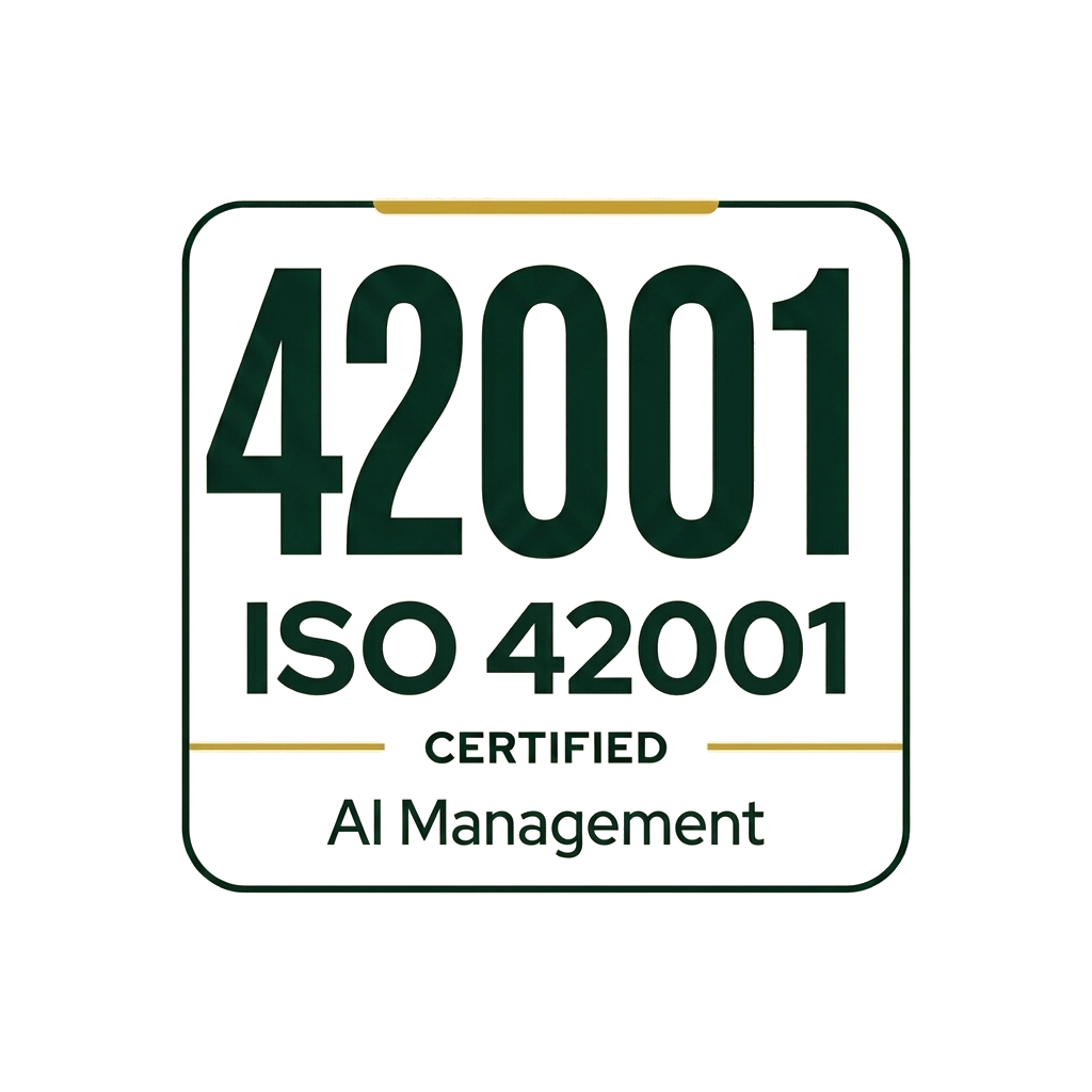 ISO 42001 Certified — AI Management